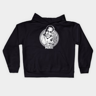 Charlie Parker  // Retro Jazz Music Fan Design Kids Hoodie